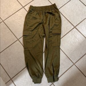 Philosophy Olive Green Cargo Joggers
